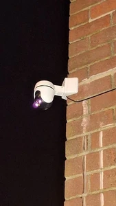 Outdoor camera corner wall mount