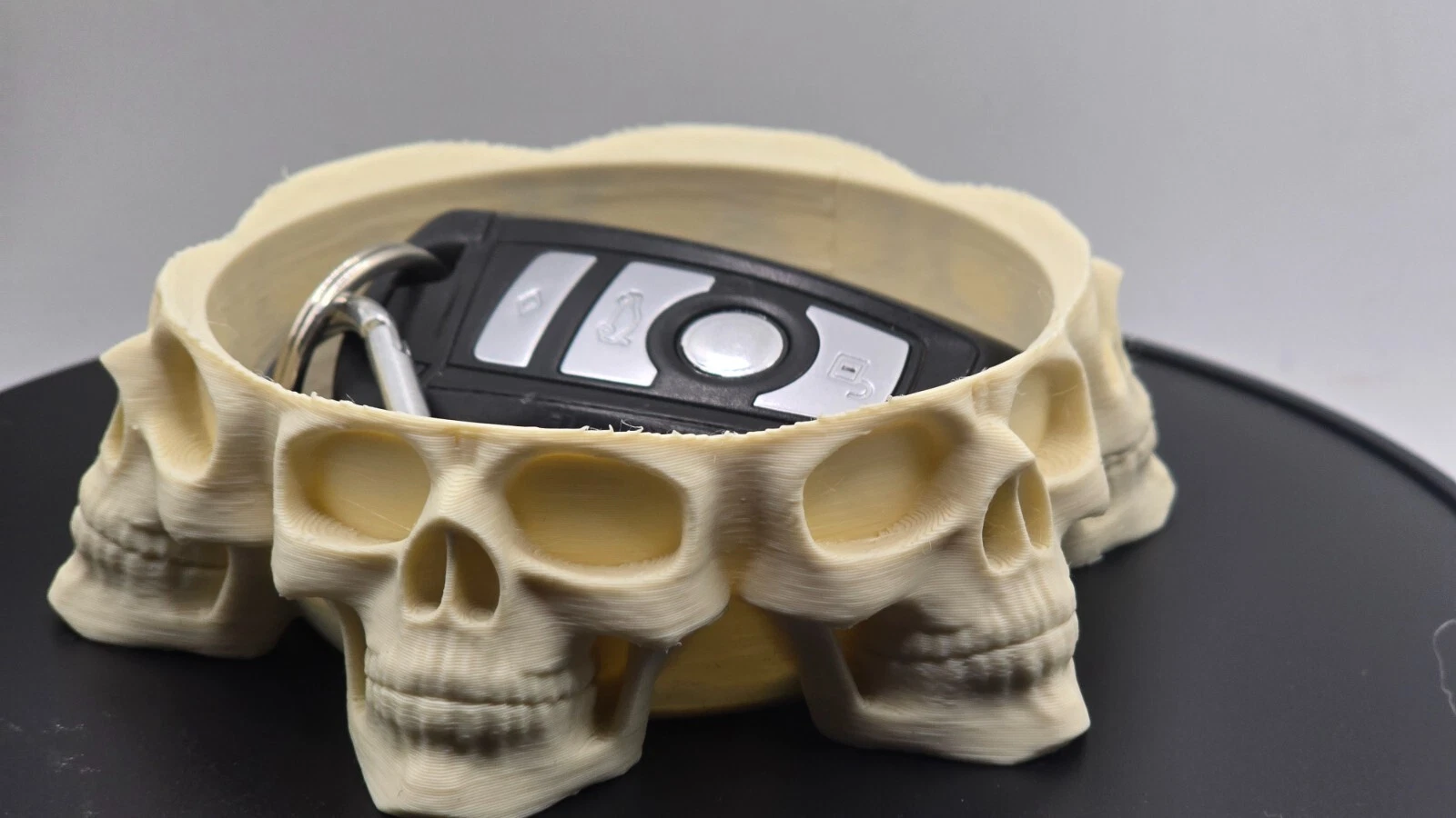 Skull Bowl – Gothic Halloween Trinket Dish | 12cm Decorative Ornament - Scary - Image 3