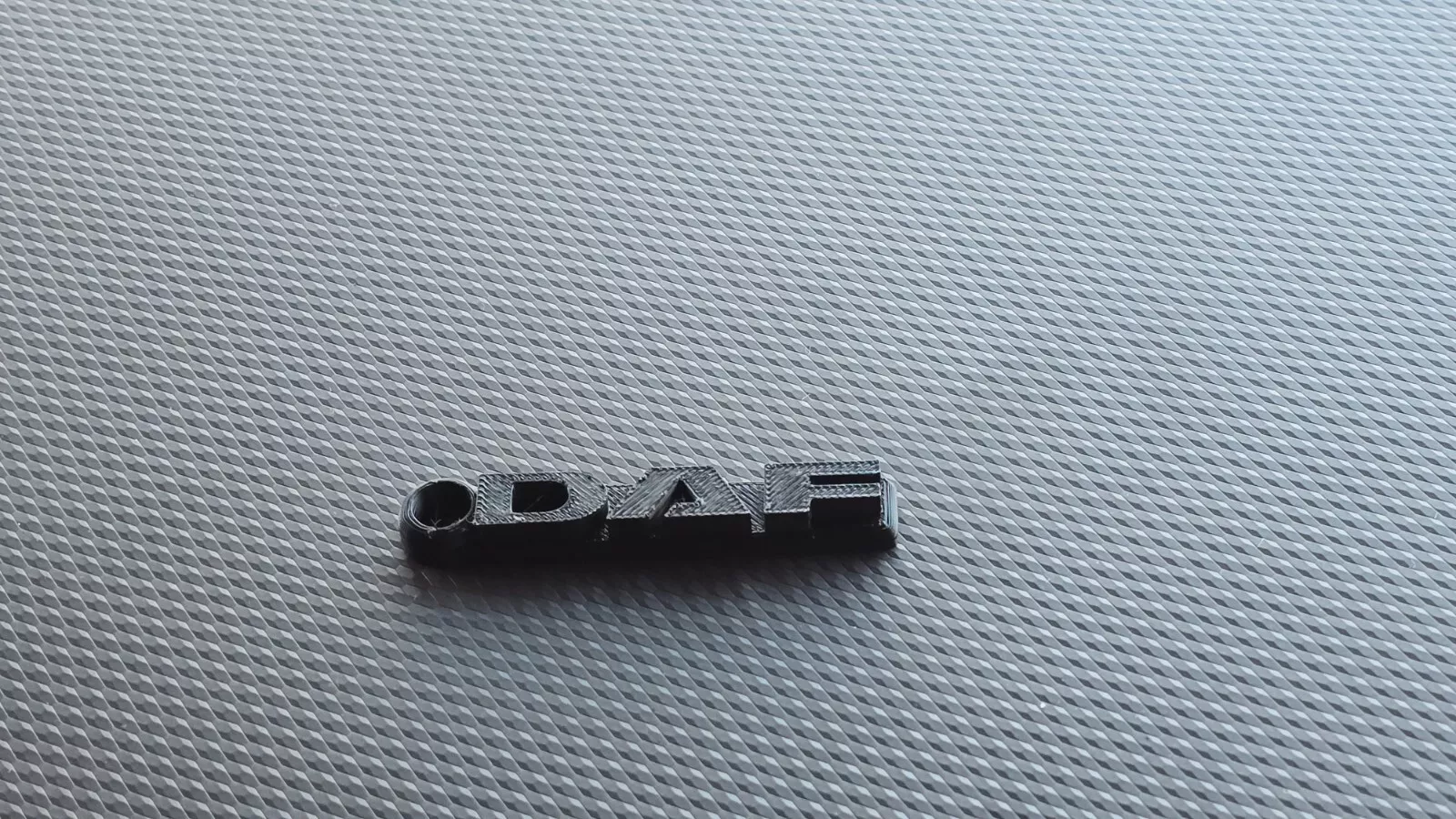 2x DAF Plastic Keyring Key Chain Keyfob Holder for DAF Lorry Truck and Car Keys