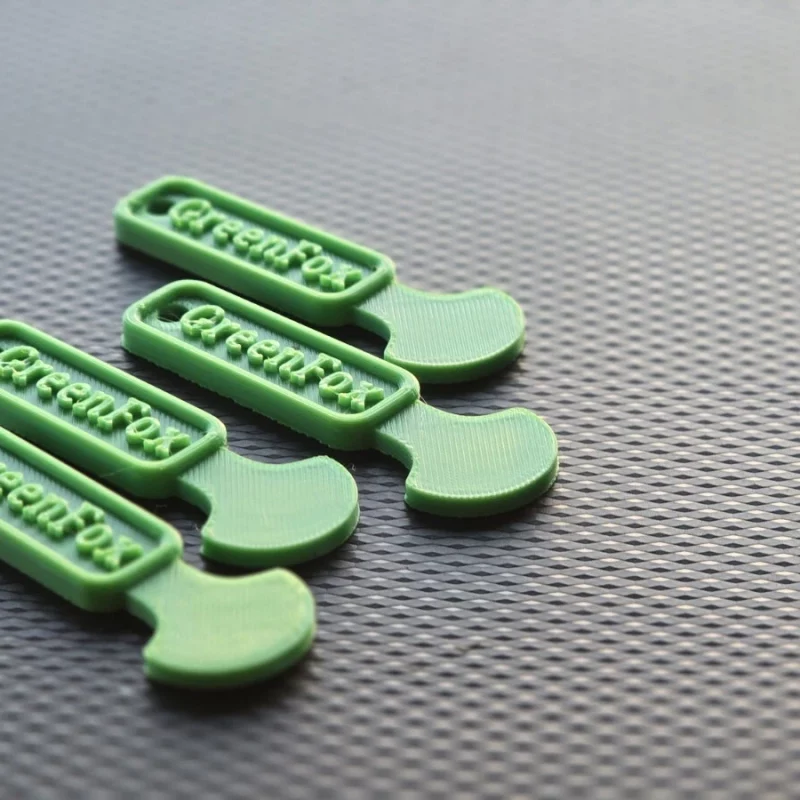 4x Removable Trolley Coin Keyring Supermarket £1 Pound Shopping Cart Token GREEN