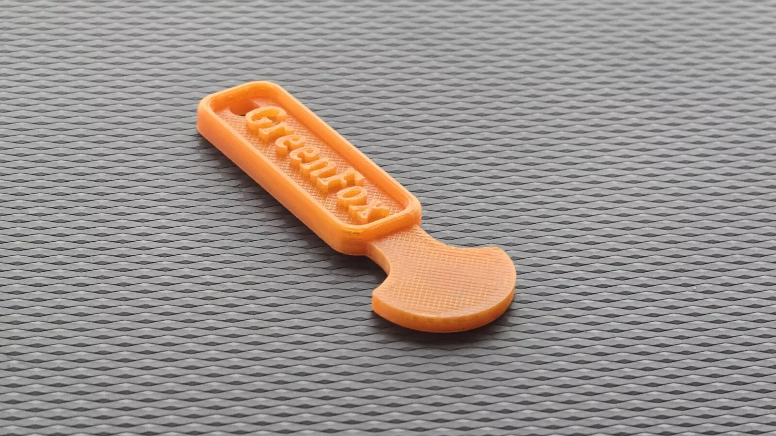 4x -Removable Trolley Coin Keyring Supermarket £1 Pound Shopping Token ORANGE