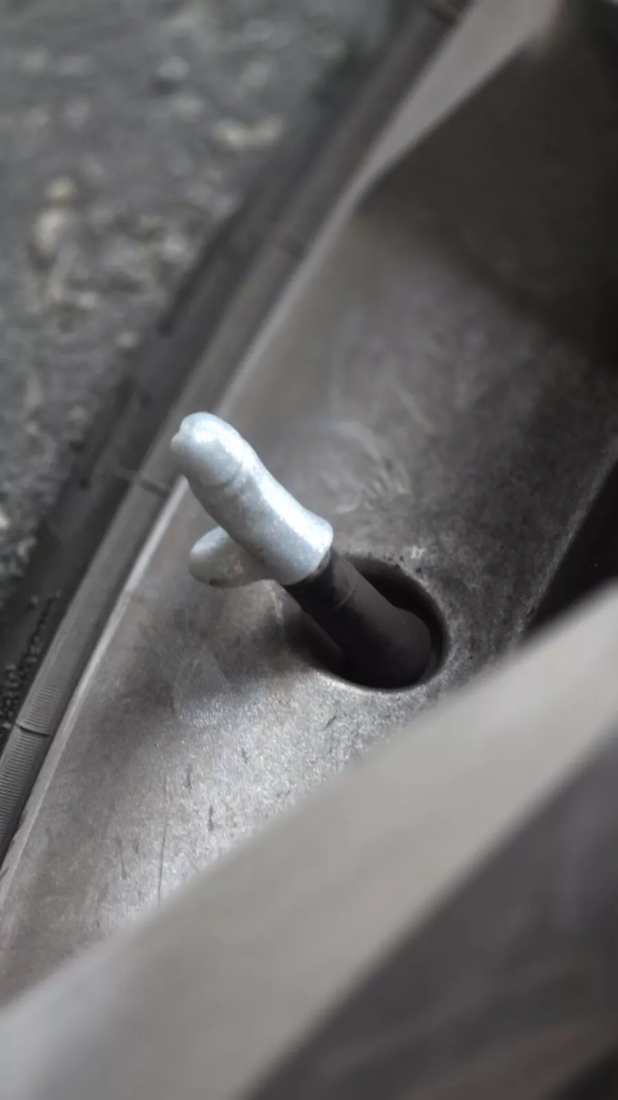 Pack of 4 Car/Bike/Truck Tire Valve Dust Caps in fun shape, Penis, Dick, Silver - Image 5