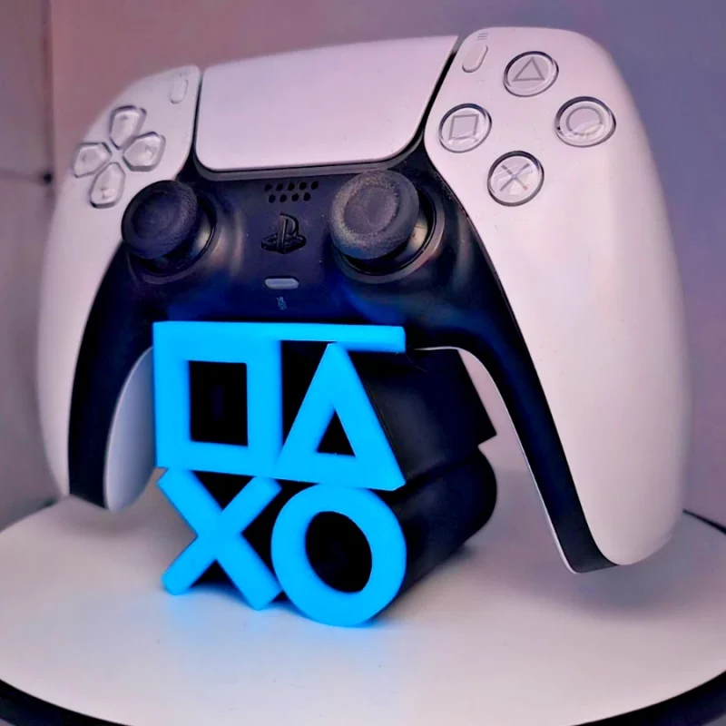 PLAYSTATION Symbols Controller Stand - DualSense Holder - GLOW IN DARK - BLUE