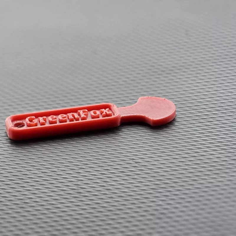 4x - Removable Trolley Coin Keyring Supermarket £1 Pound Shopping Cart Token RED