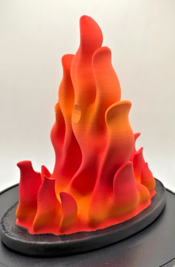 π₯ PS5 Controller Stand β REAL Flame look Base β Stylish Display Holder Fiery π₯ - Image 6