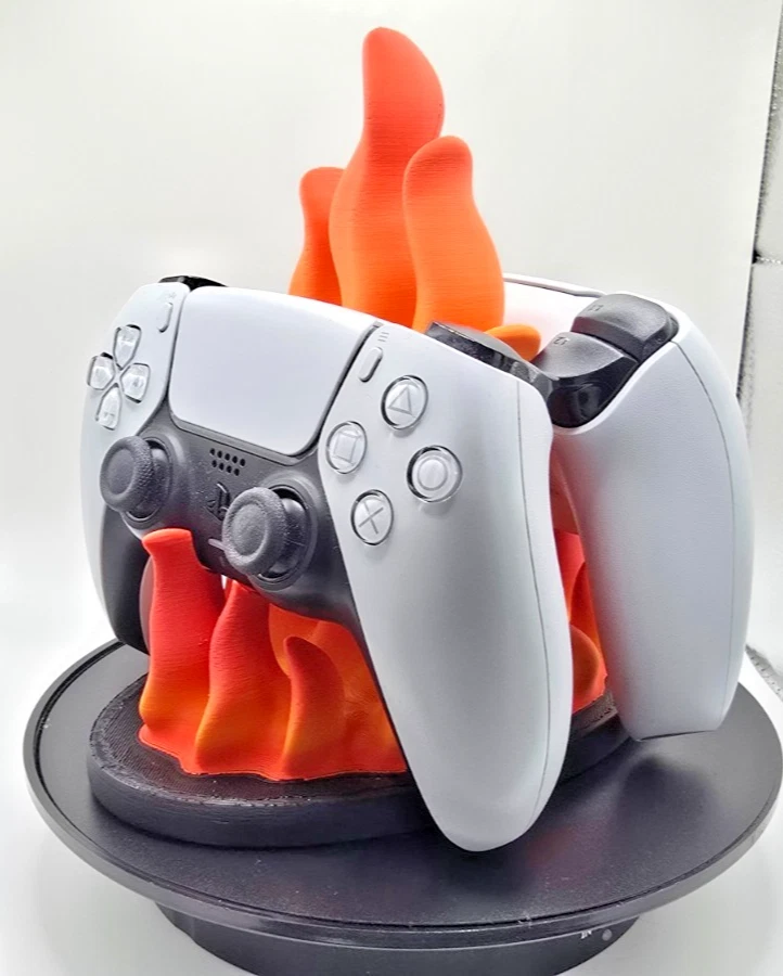 π₯ PS5 Controller Stand β REAL Flame look Base β Stylish Display Holder Fiery π₯ - Image 9
