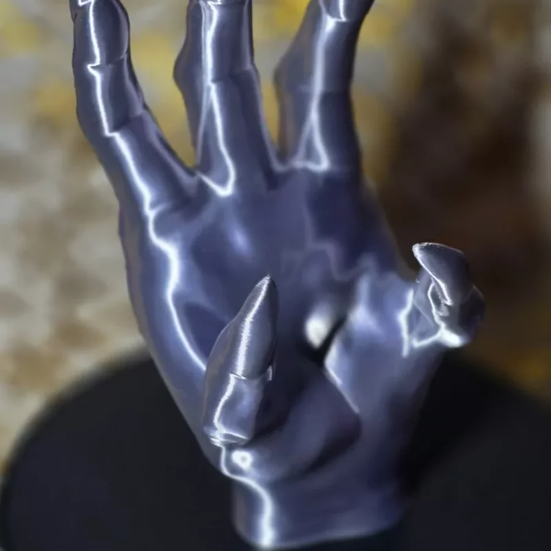 Scary Hand PS5 Controller Holder – Creepy & Functional Display Stand - Silver