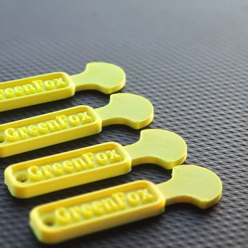 4x Removable Trolley Coin Keyring Supermarket £1 Pound Shopping Cart Token 🟡Yellow