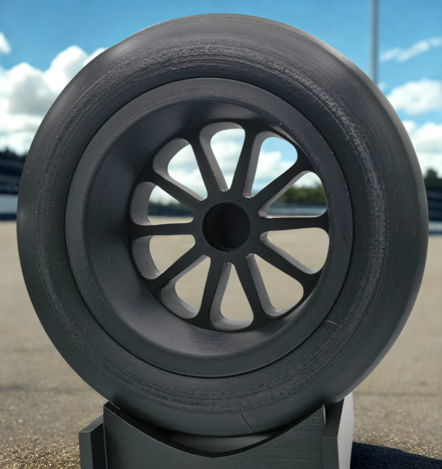 F1 Style Racing Display Tyre | Large Soft Compound Look Wheel | Motorsport STAND - Image 2