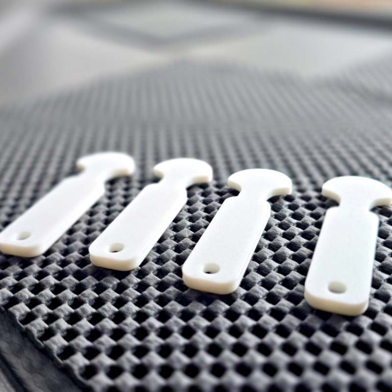 4x Removable Trolley Coin Keyring Supermarket £1 Pound Shopping Token SNOW WHITE
