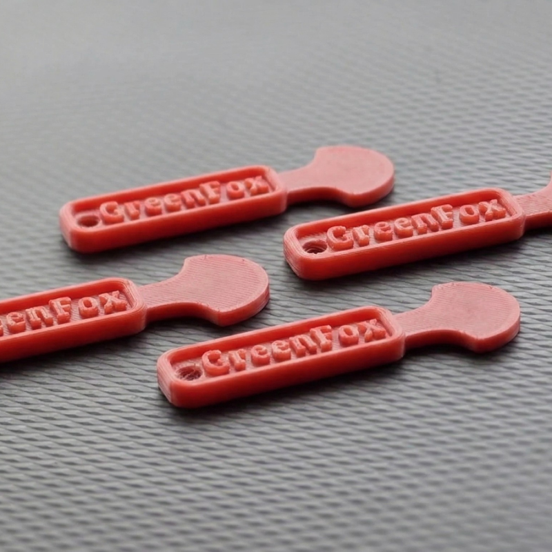 4 Pack Removable Trolley Keyring £1 Token Shopping Cart Key RED UK BEST SELLER