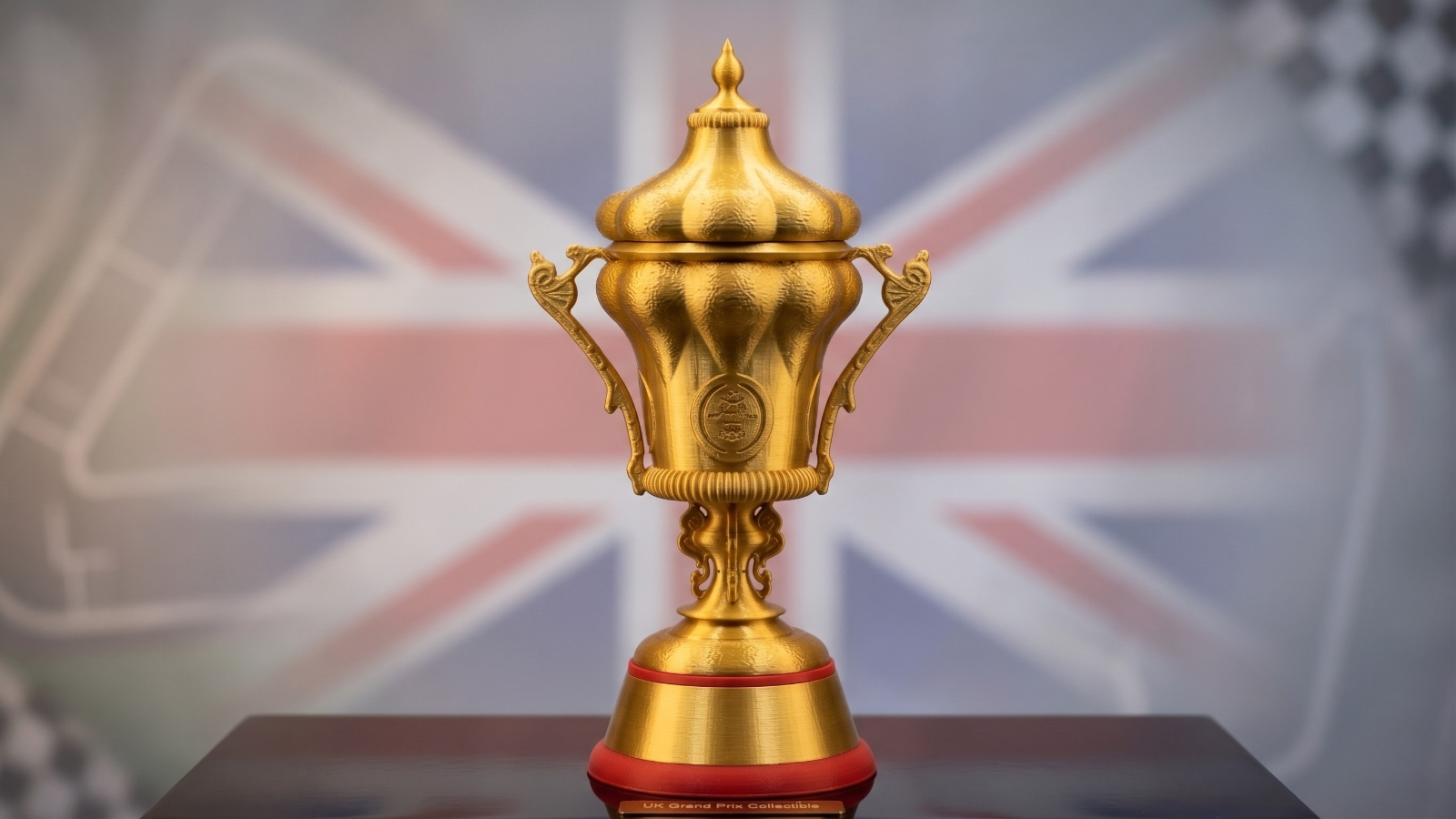🏆 F1 British GP Trophy Replica Gold – Silverstone Style Motorsport Award UNIQUE - Image 3