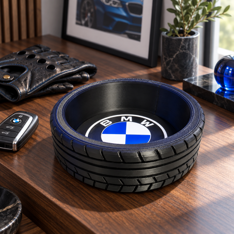 BMW Car Tyre Bowl Garage Desk Organiser Key Tray Motorsport Gift Home 🔥 LIMITED
